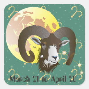 Aries March 21 to April 20 Sticker