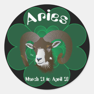 Aries March 21 to April 20 Sticker