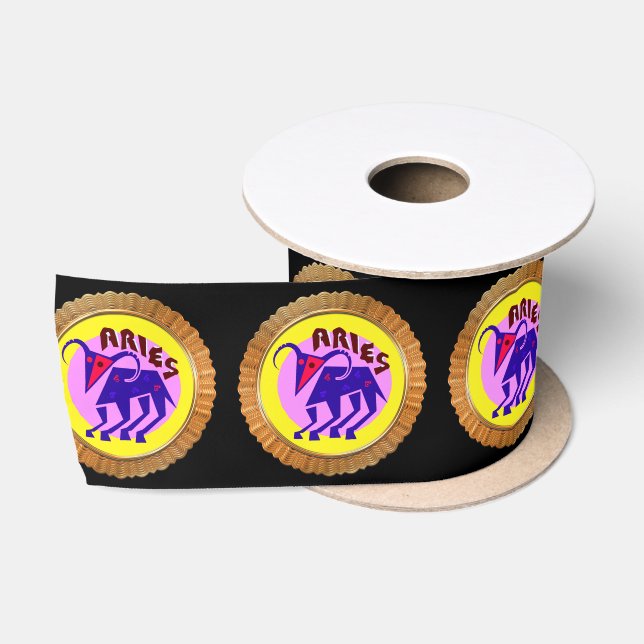 Aries March 21st until April 20th Horoscope Satin Ribbon (Spool)
