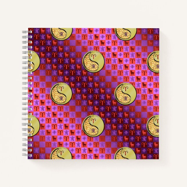 Aries & Metal Boar Notebook (Front)
