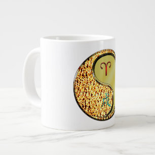 Aries & Metal Dog Large Coffee Mug