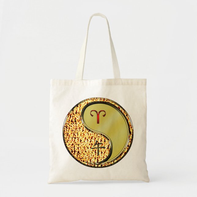 Aries & Metal Horse Tote Bag (Front)