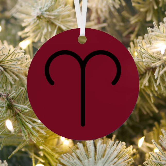 Aries Metal Ornament (Insitu)