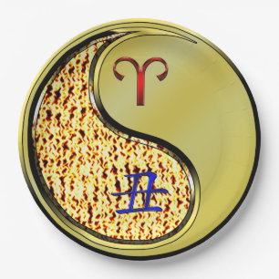 Aries & Metal Ox Paper Plate