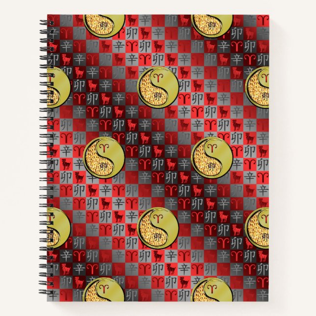 Aries & Metal Rabbit Notebook (Front)