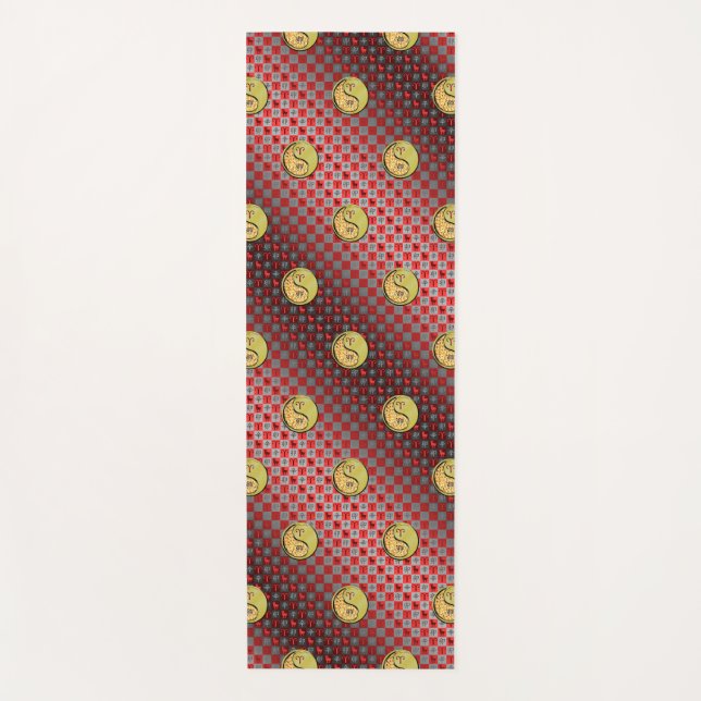 Aries & Metal Rabbit Yoga Mat (Front)