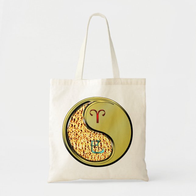 Aries & Metal Snake Tote Bag (Front)