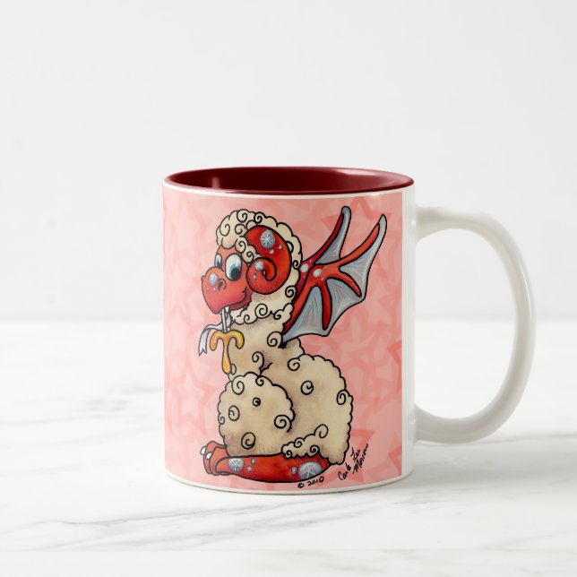 Aries mug cute baby dragon (Right)