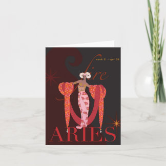 Aries Note Card