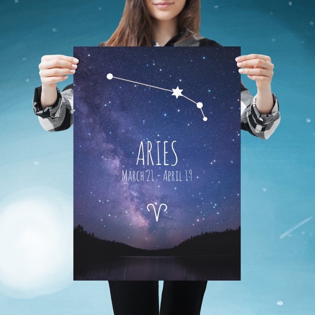 Aries | Personalized Zodiac Constellation Poster (Creator Uploaded)