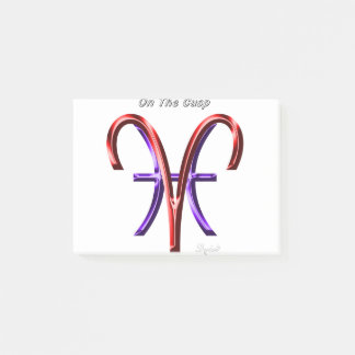 Aries Pisces On The Cusp Astrology Zodiac Sign Post-it Notes