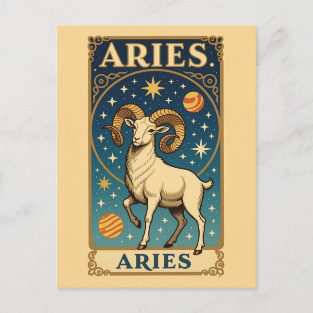 Aries Postcard (Front)