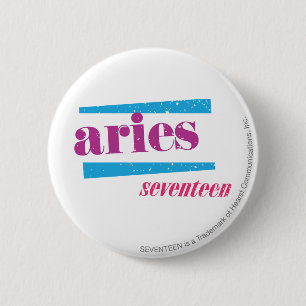 Aries Purple 2 Inch Round Button