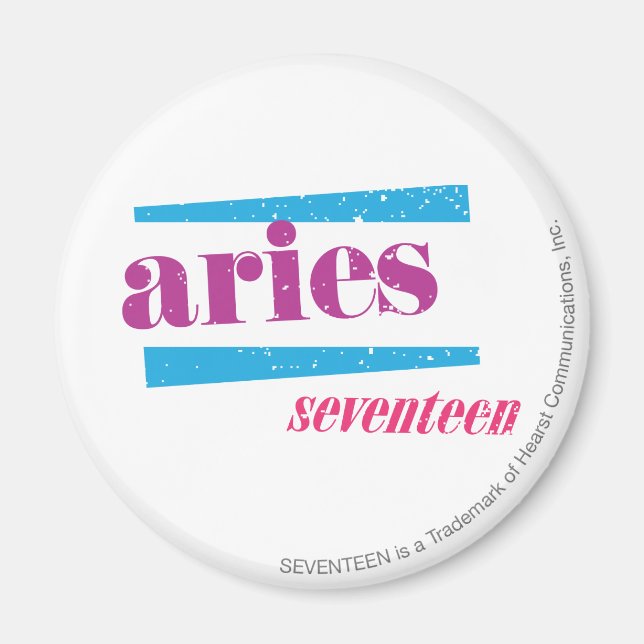 Aries Purple Magnet (Front)
