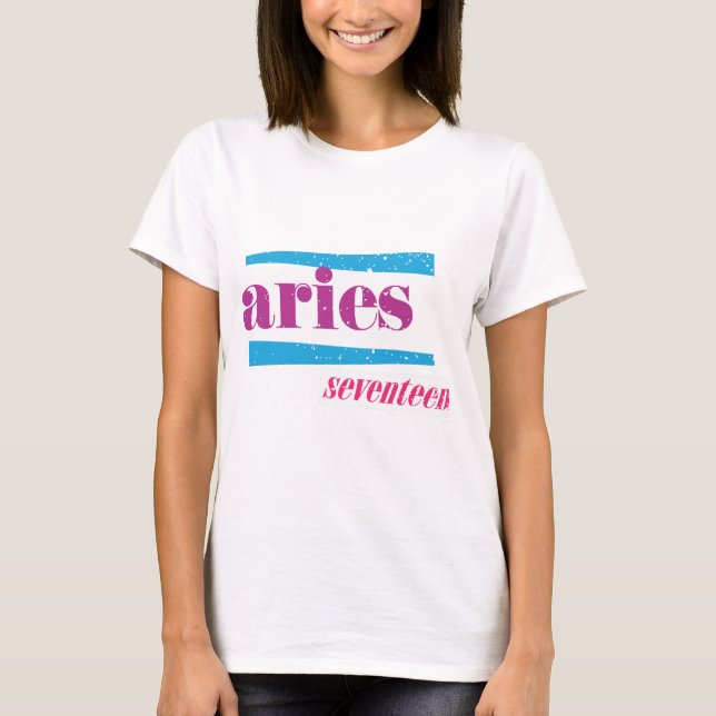 Aries Purple T-Shirt (Front)
