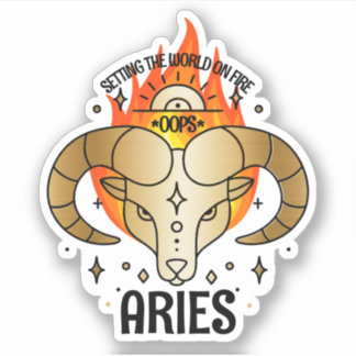Aries ram astrology zodiac birth sign personalized