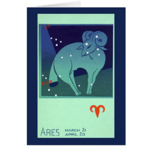 Aries Ram Constellation, Astrologie Zodiaque Vinta