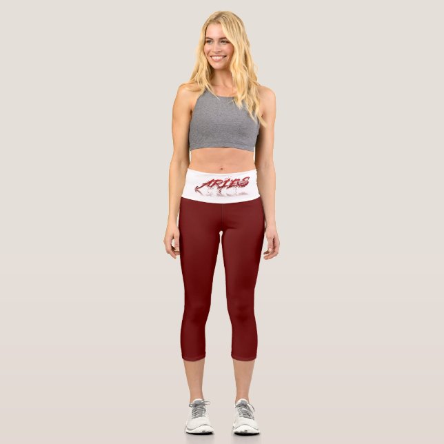 Aries Reflection Capri Leggings (Front)