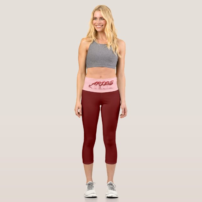 Aries Reflection Capri Leggings (Front)
