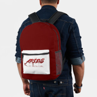 Aries Reflection Printed Backpack