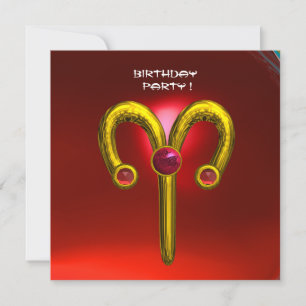 ARIES RUBY , bright yellow red Announcement