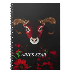 Aries Sign  Collection Notebook