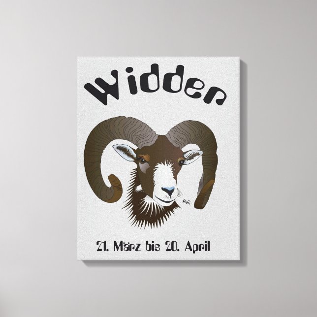 Aries - sign Keilleinwand (Front)