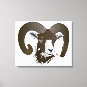 Aries - sign Keilleinwand