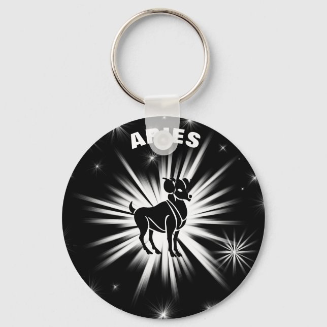 Aries sign keychain (Front)