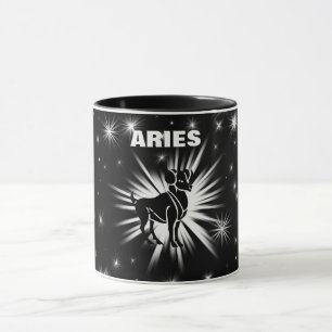 Aries sign mug