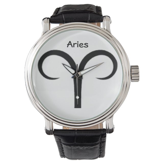 Aries Sign of the Zodiac Watches. Watch (Front)