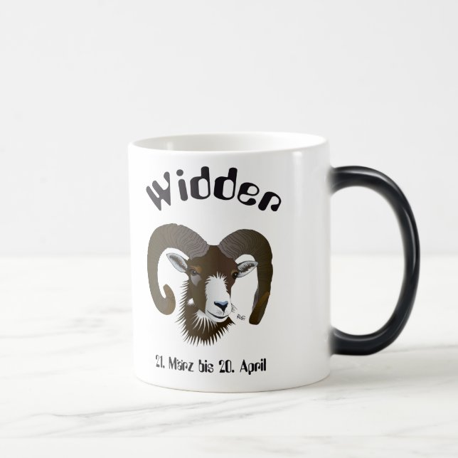 Aries - sign Tasse Magic Mug (Right)
