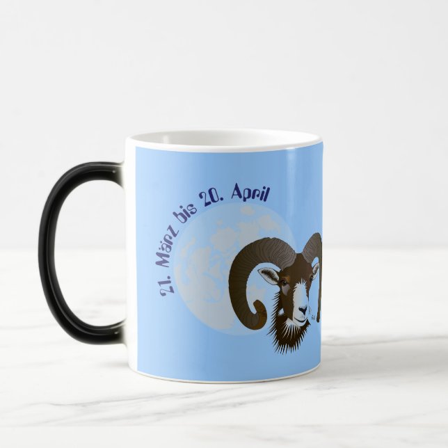 Aries - sign Tasse Magic Mug (Left)