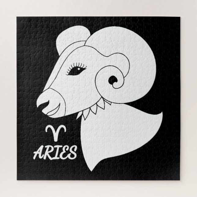 Aries Silhouette Jigsaw Puzzle (Vertical)