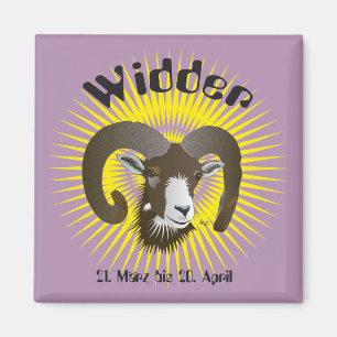 Aries Star sign Magnet