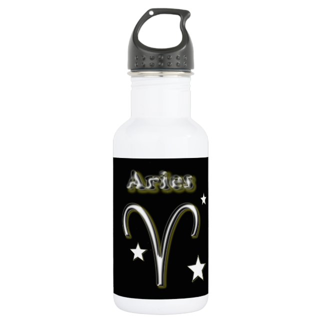 Aries symbol 532 ml water bottle (Front)