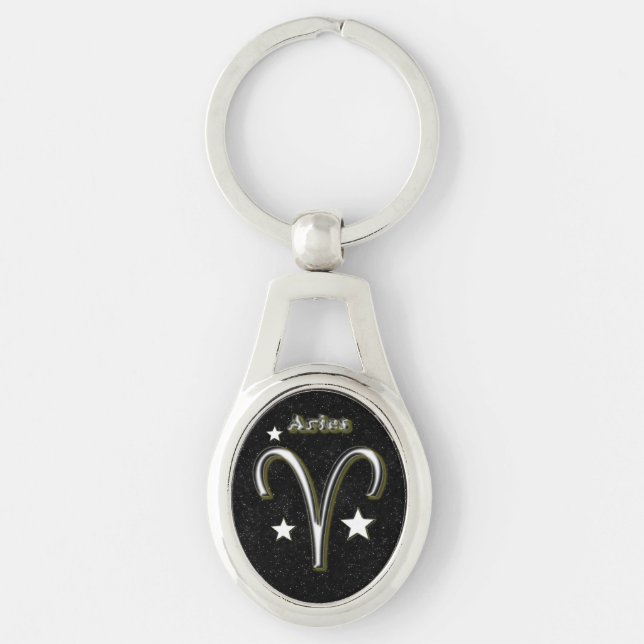 Aries symbol keychain (Front)