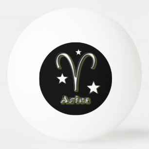Aries symbol ping pong ball