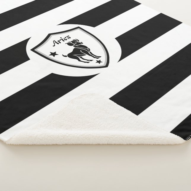 Aries symbol    sherpa blanket (3/4)