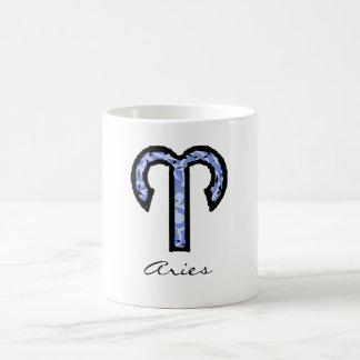 Aries Symbol (style 1_blue) mug
