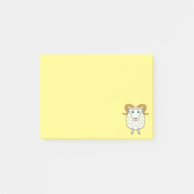 Aries the Ram Post-it Notes (Front)