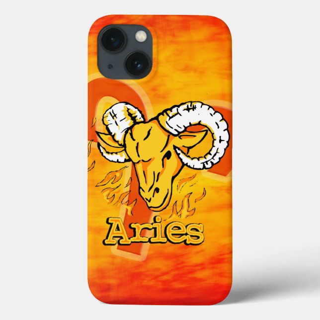 Aries The Ram zodiac fire sign iphone 6 case (Back)