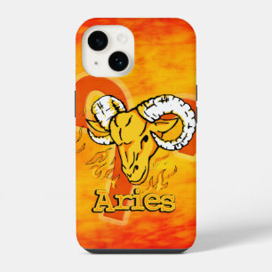Aries The Ram zodiac fire sign  iPhone 14 Case