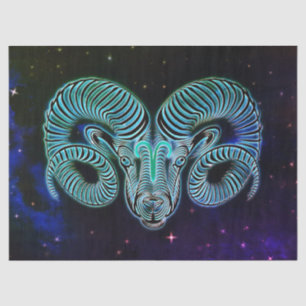 aries the ram zodiac tissue paper