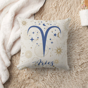 Aries Throw Pillow