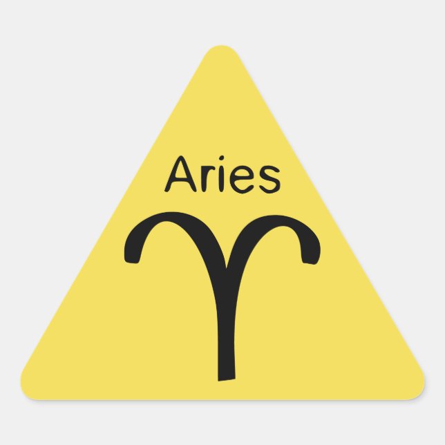 Aries Triangle Sticker (Front)
