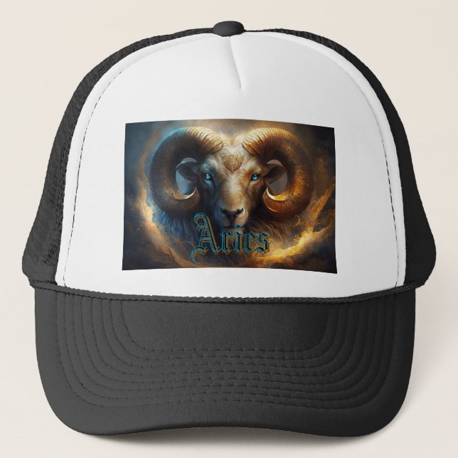 Aries Trucker Hat (Front)