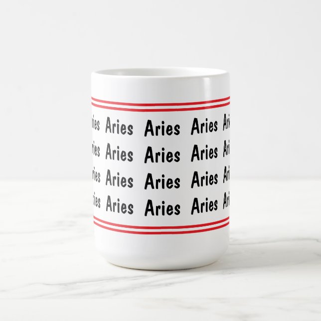 Aries Vibes Coffee Mug (Center)