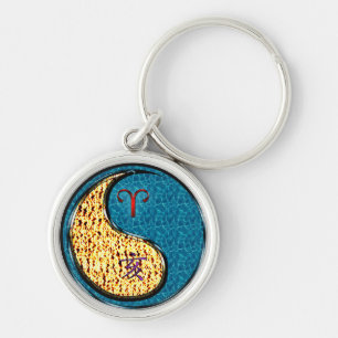 Aries & Water Boar Keychain