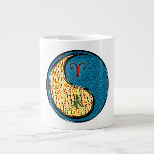 Aries & Water Goat Large Coffee Mug